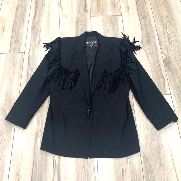VINTAGE CRISCIONE Fringe Blazer - Picture 4 of 11
